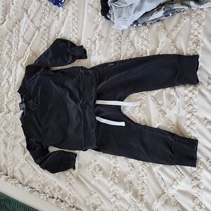 Little bipsy core collection black jogger set